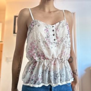 Peplum Tank Top